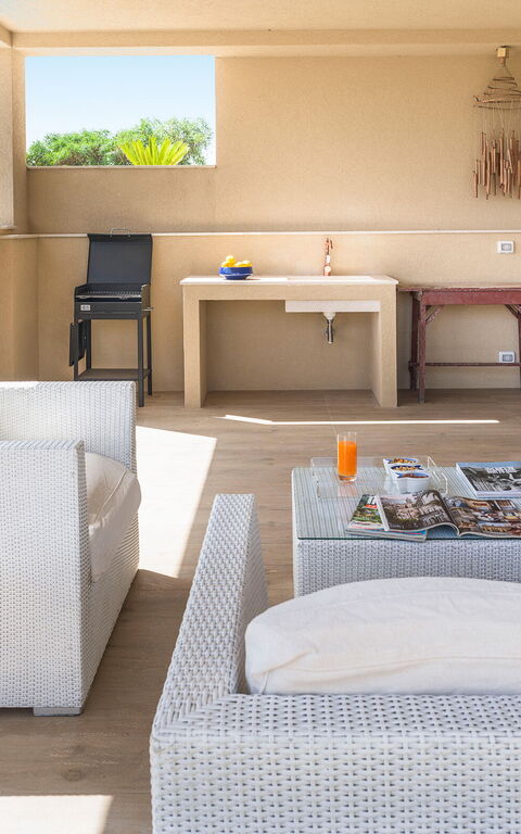 Casa Dafne: Außen, Balkon / Terrasse / Patio, Draussen