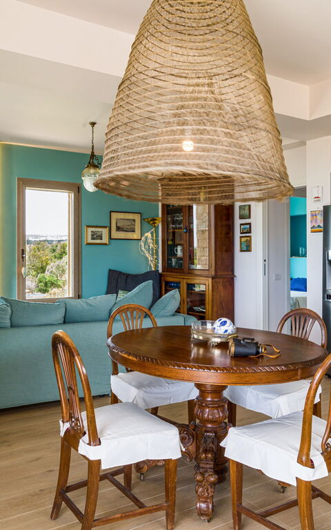 Casa Dafne: Esszimmer, Küche