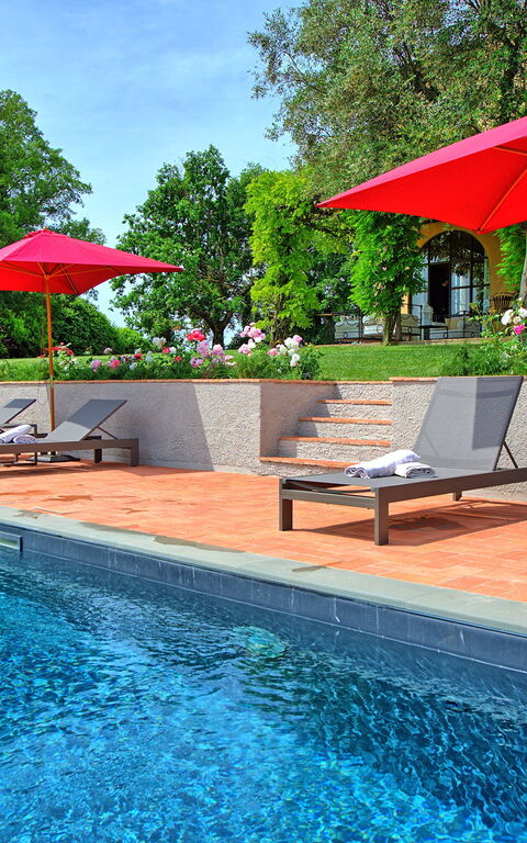 Villa Marliana: Außen, Draussen, Garten, Schwimmbad, Sommer