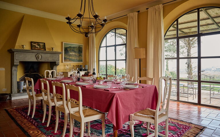 Villa Marliana: Esszimmer