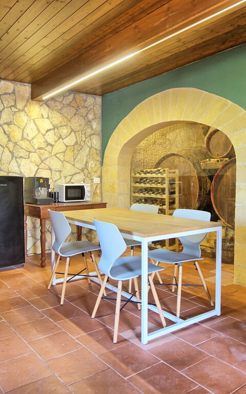 Villa Maraus: Esszimmer, Wohnzimmer