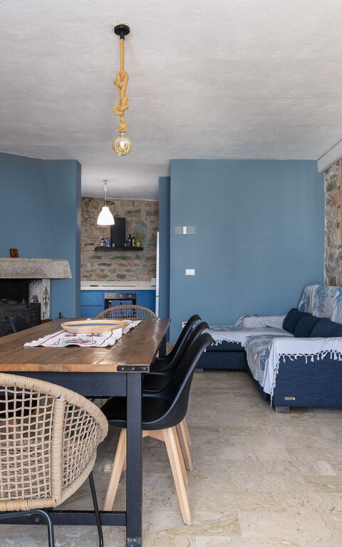 Villa Maraus: Esszimmer, Wohnzimmer