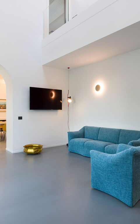 Villa Gianos: Wohnzimmer