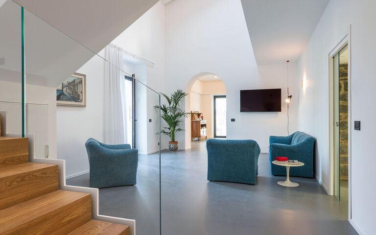 Villa Gianos: Wohnzimmer
