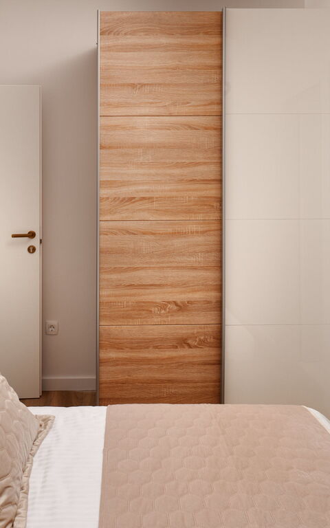 Villa Stella: Bad, Schlafzimmer