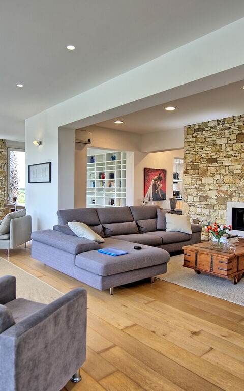 Villa Demetra: Wohnzimmer