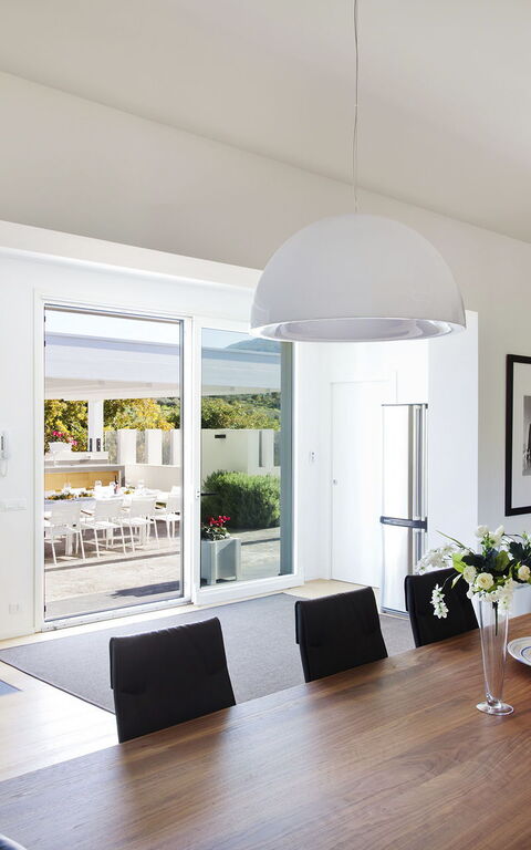 Villa Demetra: Esszimmer