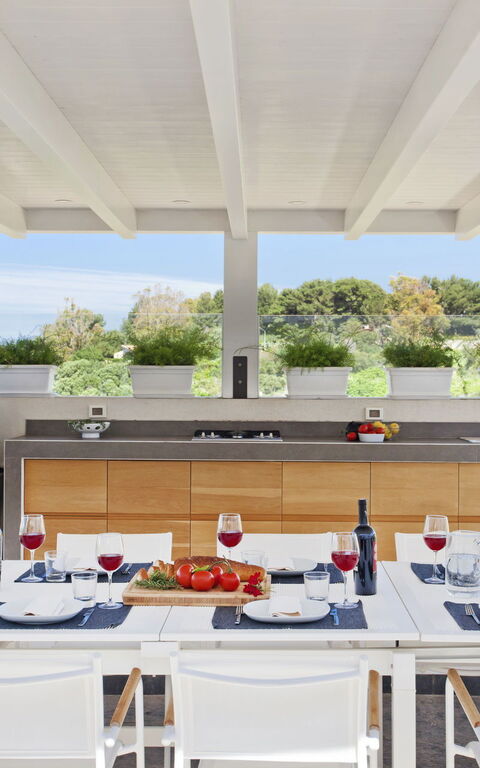 Villa Demetra: Außen, Balkon / Terrasse / Patio, Draussen