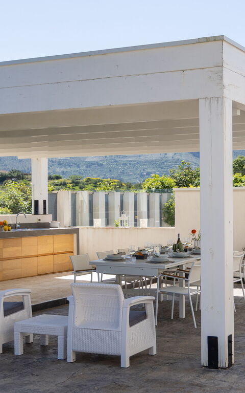 Villa Demetra: Außen, Balkon / Terrasse / Patio, Draussen
