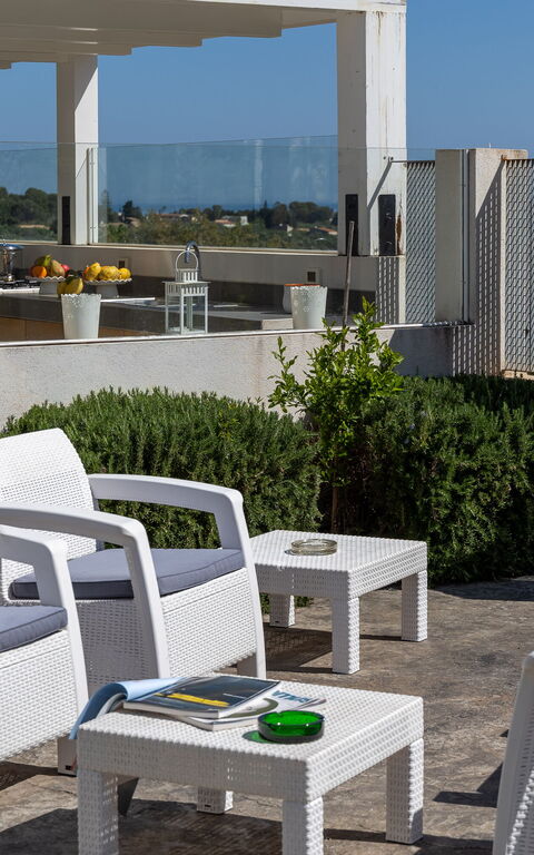 Villa Demetra: Außen, Balkon / Terrasse / Patio, Draussen