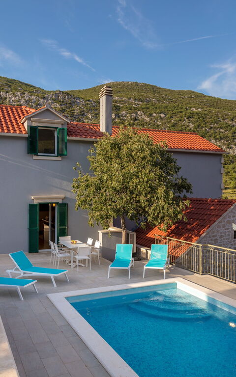 Villa Roglic: Außen, Balkon / Terrasse / Patio, Draussen, Schwimmbad