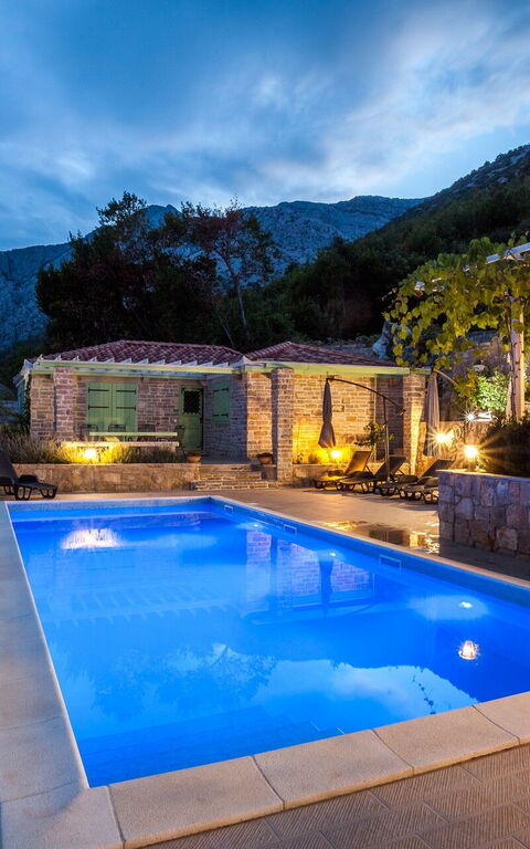 Villa Azurit: Außen, Schwimmbad