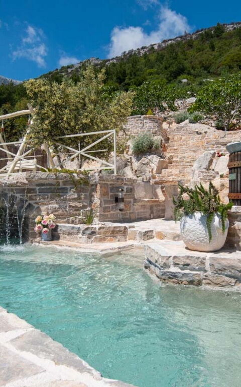 Villa Azurit: Balkon / Terrasse / Patio, Whirlpool