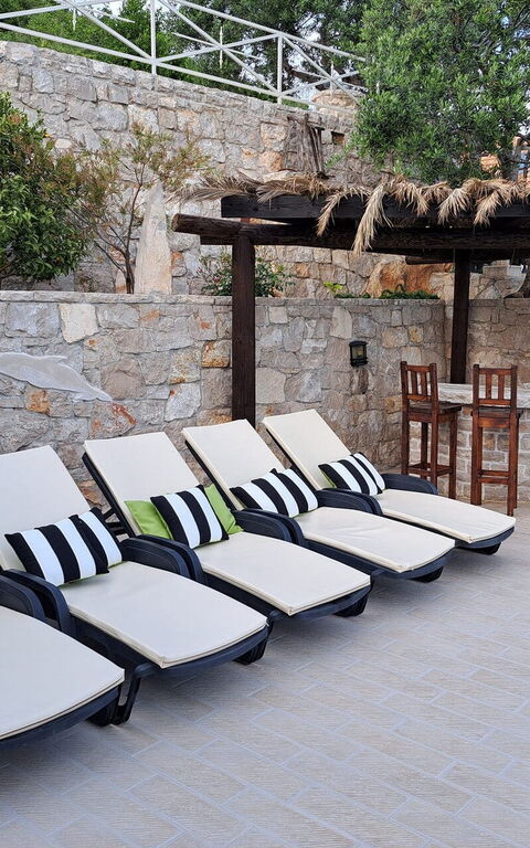 Villa Azurit: Balkon / Terrasse / Patio, Draussen