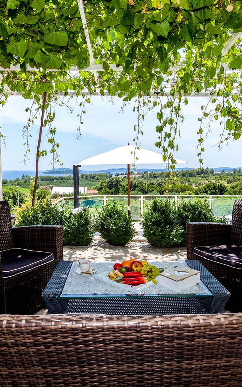 Villa Azurit: Balkon / Terrasse / Patio, Draussen