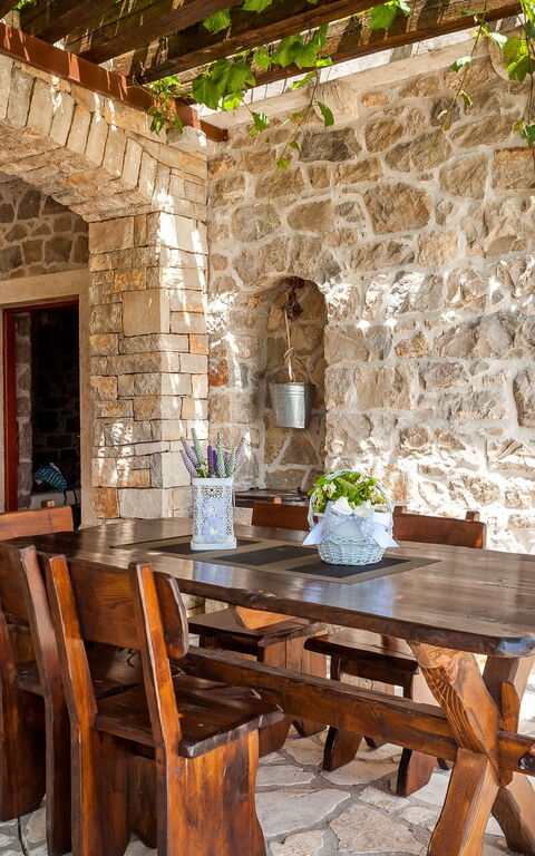 Villa Azurit: Außen, Balkon / Terrasse / Patio, Draussen