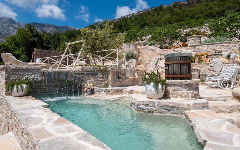 Villa Azurit: Balkon / Terrasse / Patio, Whirlpool