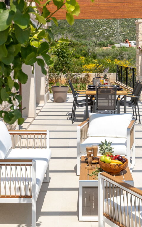 Villa Spectrum: Ansichten, Balkon / Terrasse / Patio, Draussen