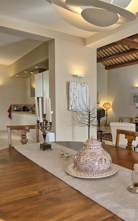 Villa Casale: Esszimmer