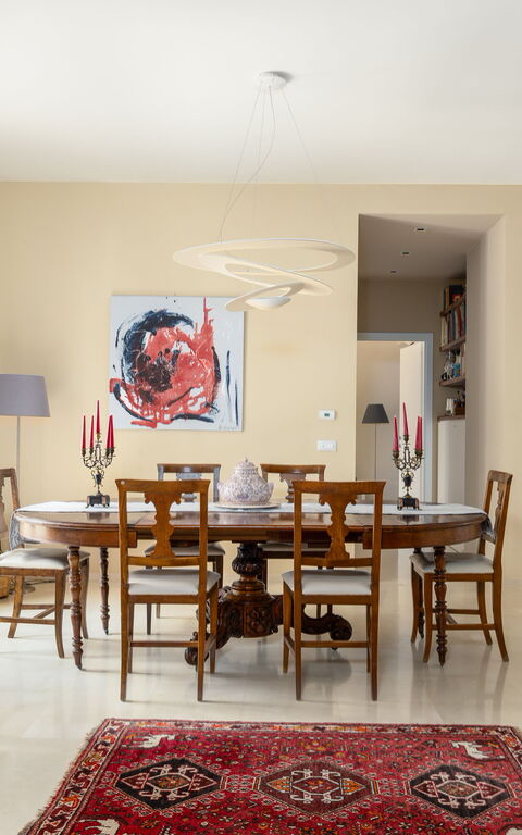 Villa Casale: Esszimmer
