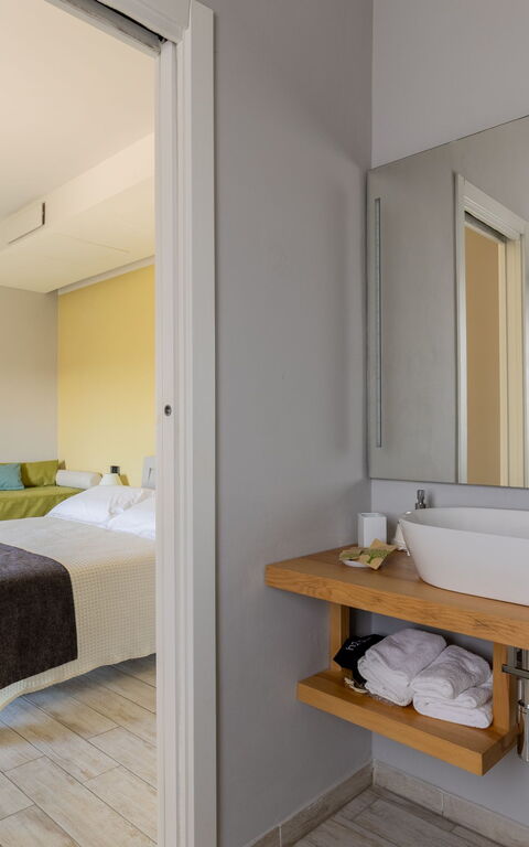 Villa Acquaviva: Bad, Schlafzimmer