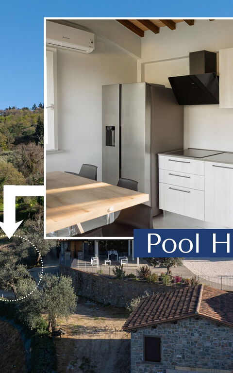 Villa Acquaviva: Draussen, Küche