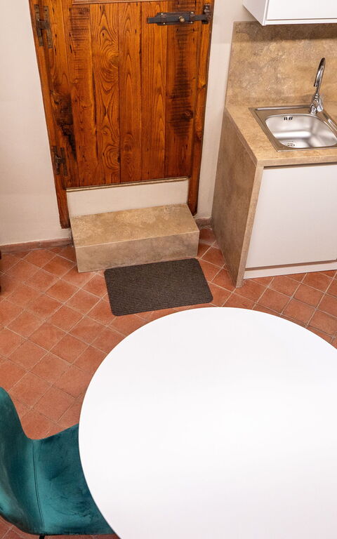 Torre Di Serre: Esszimmer, Küche