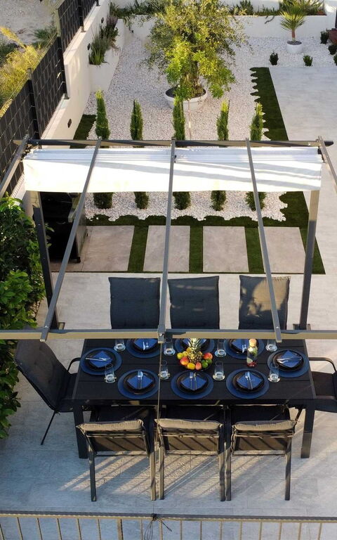 Villa Nikta: Balkon / Terrasse / Patio, Draussen