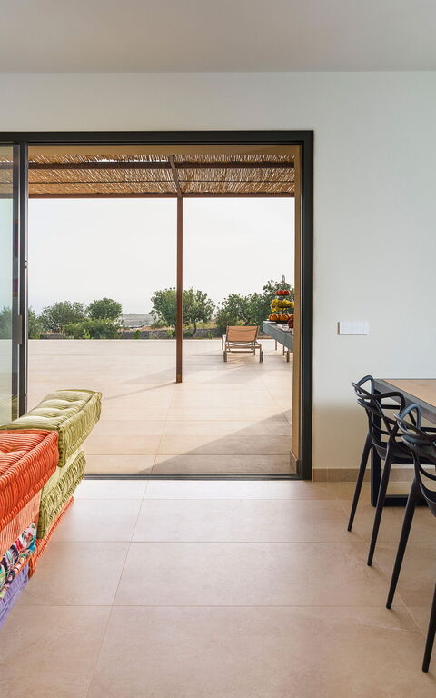 Gelso Bianco: Esszimmer, Wohnzimmer