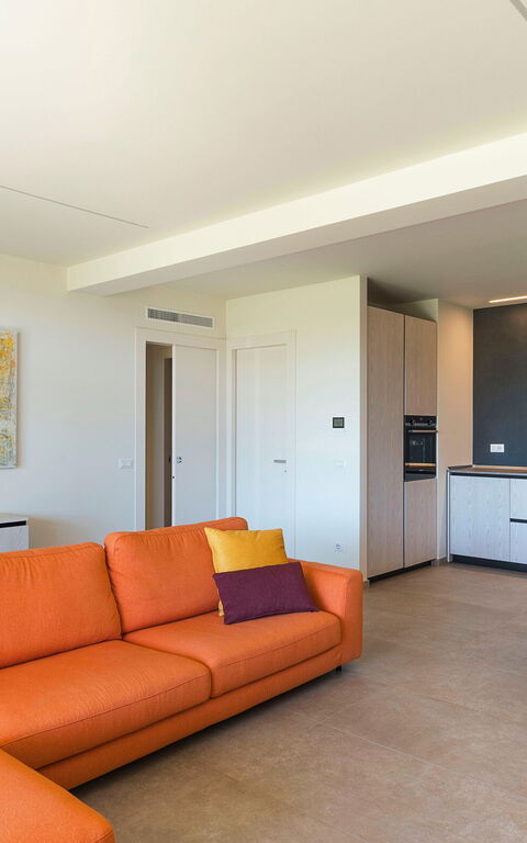 Gelso Bianco: Küche, Wohnzimmer