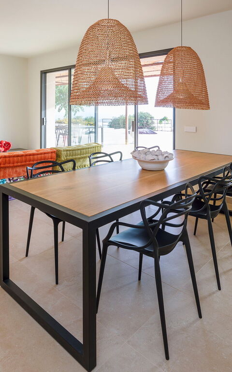 Gelso Bianco: Esszimmer, Wohnzimmer