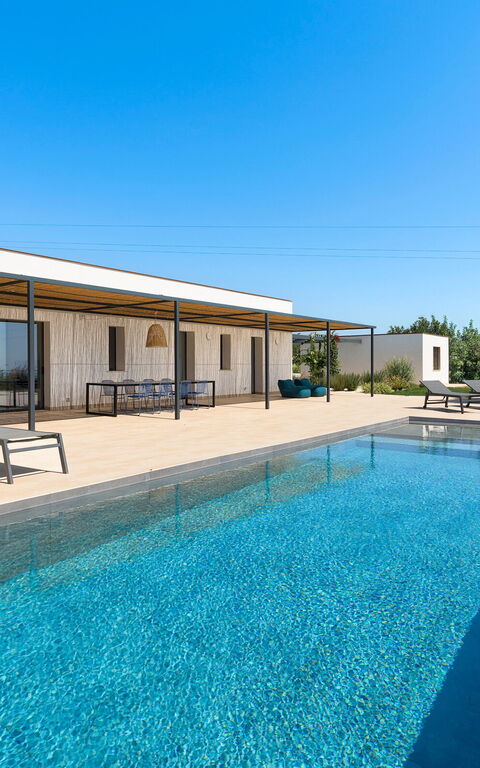 Villa Passo Salina: Garten, Schwimmbad