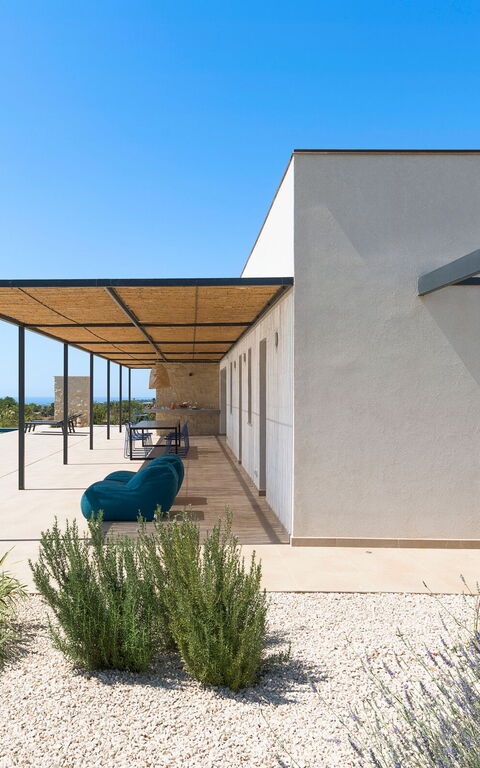 Villa Passo Salina: Balkon / Terrasse / Patio, Schwimmbad