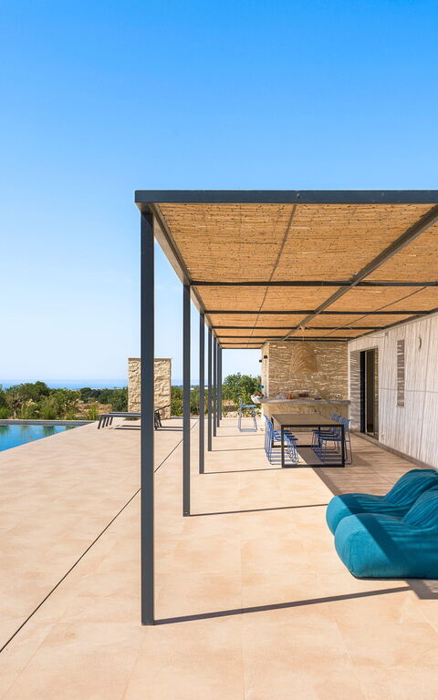 Villa Passo Salina: Balkon / Terrasse / Patio, Schwimmbad