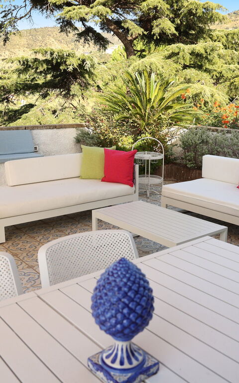 Villa Giuffrè: Ansichten, Außen, Balkon / Terrasse / Patio, Draussen