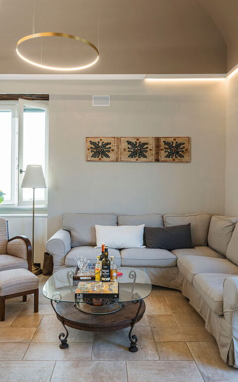 Villa Giuffrè: Wohnzimmer