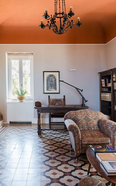 Villa Giuffrè: Wohnzimmer