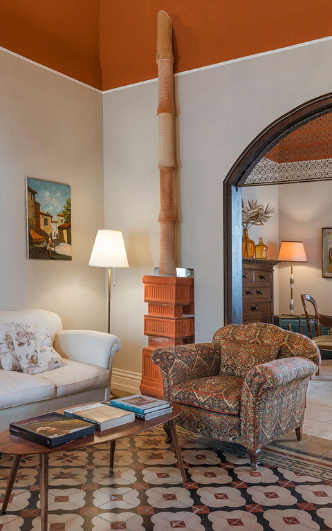 Villa Giuffrè: Wohnzimmer