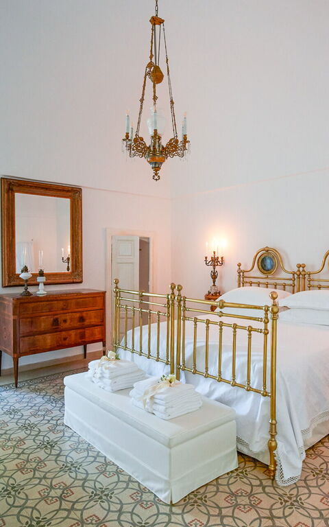Masseria Lamacerase: Schlafzimmer
