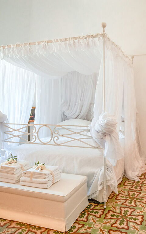 Masseria Lamacerase: Schlafzimmer