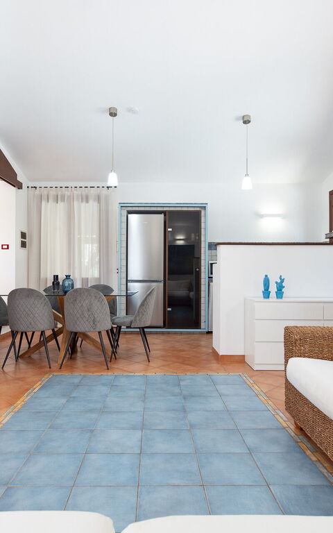 Villa Petra: Esszimmer, Wohnzimmer