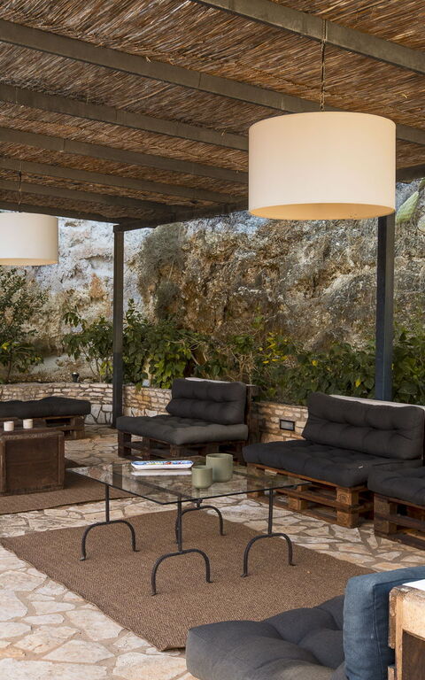 Villa Petra: Balkon / Terrasse / Patio, Draussen