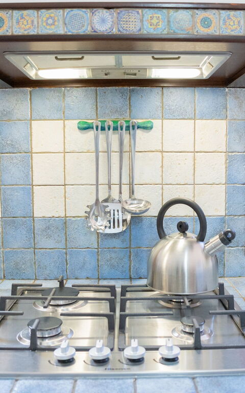 Villa Petra: Küche, Zimmerdetails