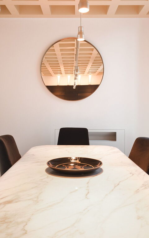 Villa Il Faro: Esszimmer, Küche