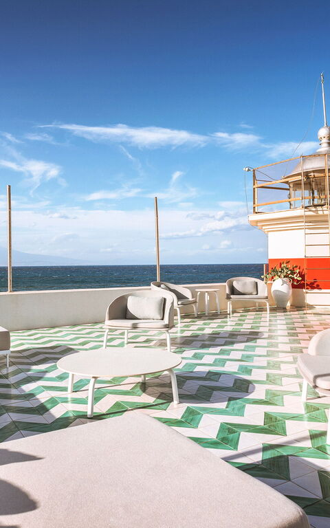 Villa Il Faro: Ansichten, Außen, Balkon / Terrasse / Patio, Draussen