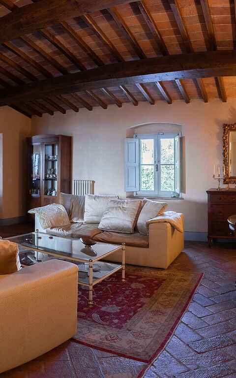 Villa Colle Di Sotto: Wohnzimmer