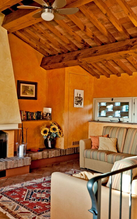 Cottage Colle Di Sotto: Wohnzimmer