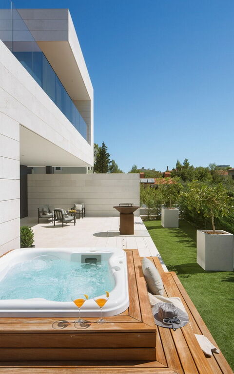 Orvas Villa 82: Balkon / Terrasse / Patio, Draussen, Garten