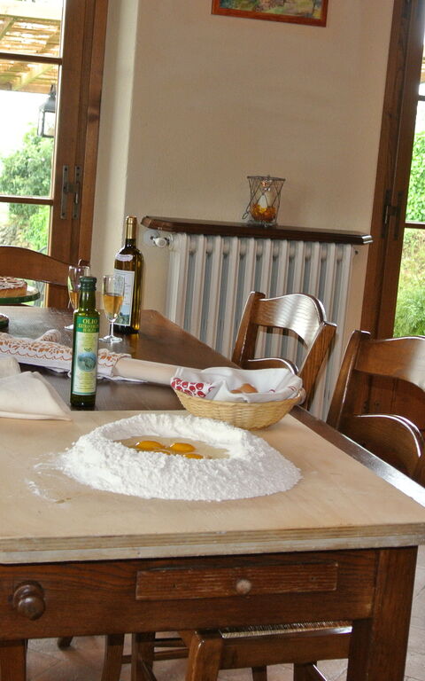 Casale Della Torre: Esszimmer, Wohnzimmer