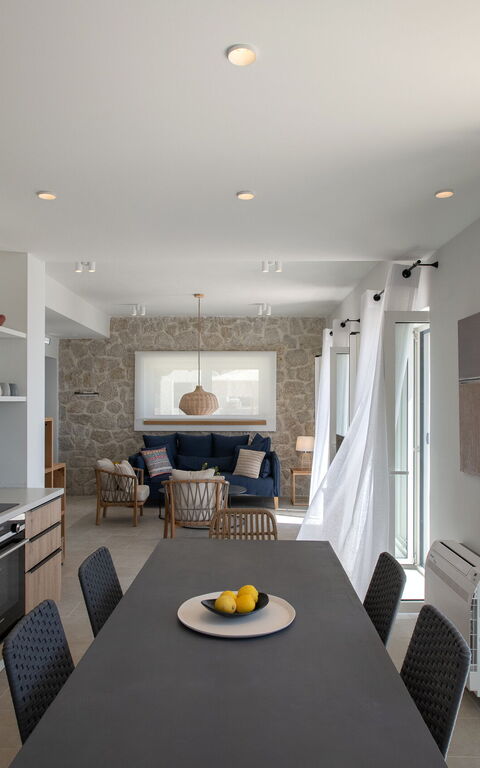 Villa Thea Mare Maistro: Esszimmer, Küche